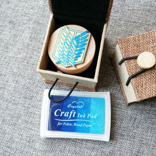 進擊的巨人自由之翼利威爾兵長印章頭像動漫周邊禮物木質(zhì)印章禮品